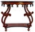Chippendale Modern Chippendale Red & Black Painted Console Table Att. Chelsea House For Sale - Image 3 of 6