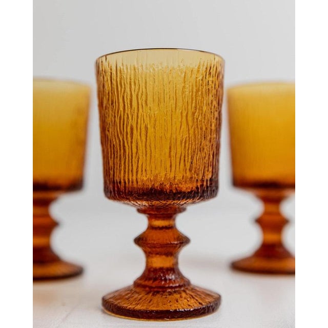 Vintage Wine Glasses by Timo Sarpaneva for Iittala, 1970s, Set of 4 For Sale - Image 3 of 11