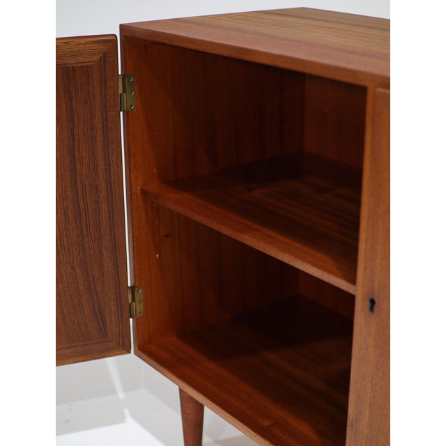 Brown Sideboard in Teak by Kai Winding, Denmark, 1960s For Sale - Image 8 of 14