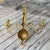 1970s Brass Double Arm Wall Candle Sconces in Williamsburg Style - A Pair For Sale - Image 5 of 10