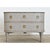 A very unusual Swedish Gustavian period painted demilune commode/chest of drawers from the late 18th century in charming...