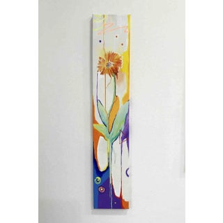 Alessandro Filetti, Gerbera Flower, Acrylic Paint & Posca, 2015 For Sale