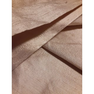 Off White Designer Shantung Silk- 3 Yards For Sale
