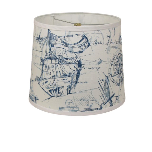 This Nautical Lamp Shade is a unique shade that will go with any décor in any room or office you would like to place this...