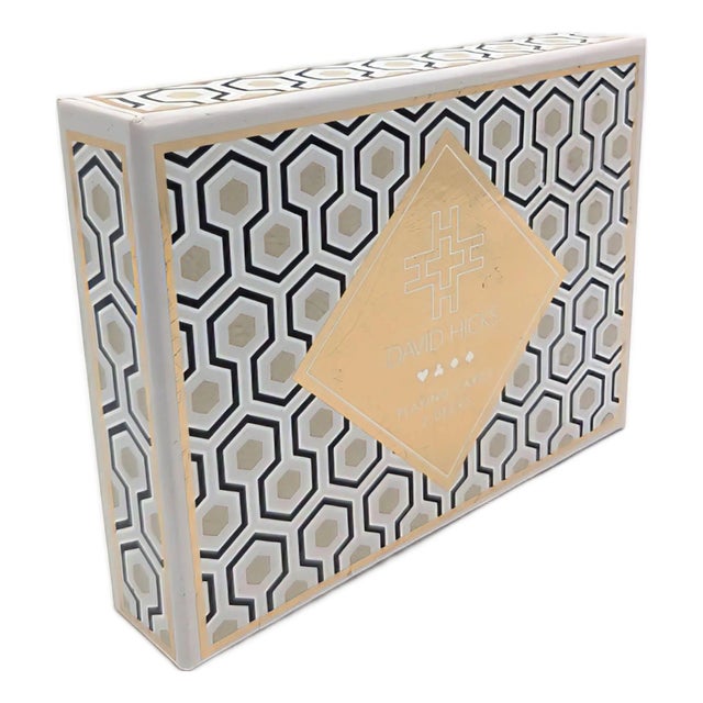 David Hicks Playing Cards, Boxed Set of 2 Decks For Sale