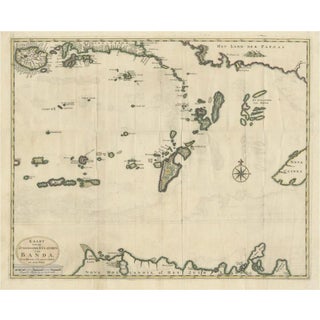 Antique Map of the Banda Islands and Indonesia and Northern Australia For Sale