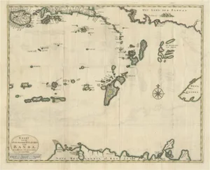 Antique Map of the Banda Islands and Indonesia and Northern Australia