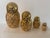Late 20th Century Signed Soviet Russian Matryoshka Nesting Doll Set W/ Pyrography Decor 6.25” Tall For Sale - Image 5 of 12