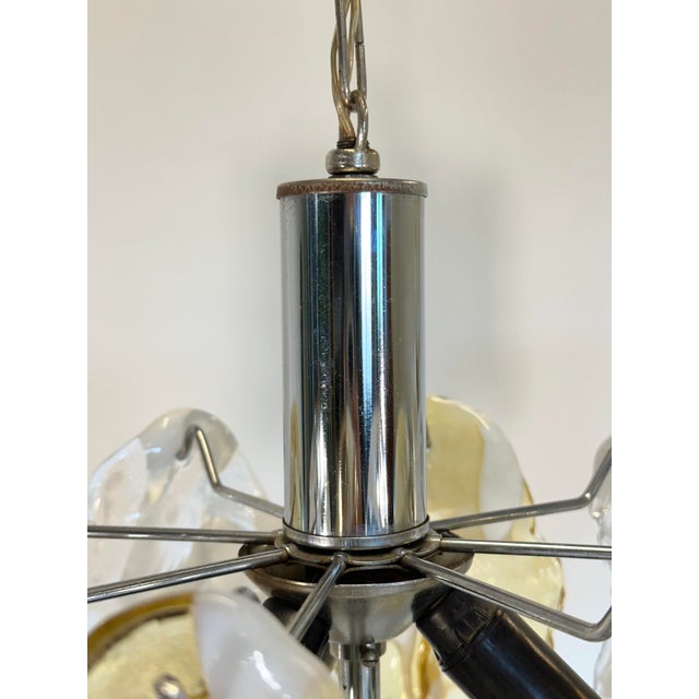 Murano Glass Chandeliers, 1970s, Set of 2 For Sale - Image 4 of 18
