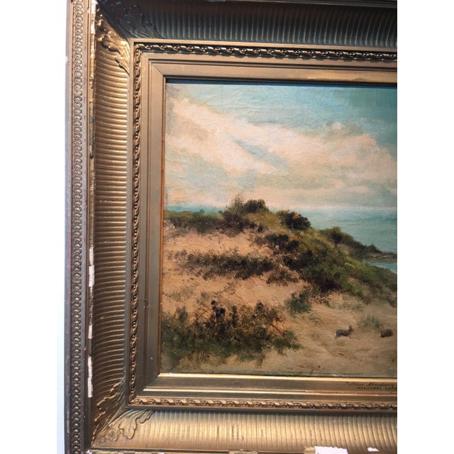 Wood Early 20th Century Welsh Landscape Oil Painting by William Langley, Framed For Sale - Image 7 of 13