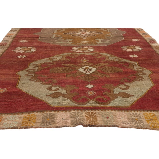 Vintage Turkish Oushak Rug, 06'00 X 10'07 For Sale - Image 4 of 10