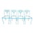 Vintage Woodard Orleans Pattern Wrought Iron Garden Patio Dining Chairs Set of 4 For Sale