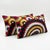 Mid-Century Modern Floral Suzani Bedding Pillow Cover 17'' X 32'' - Set of Two For Sale - Image 3 of 4