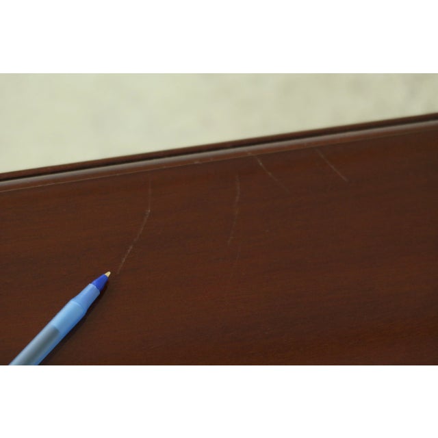 Brown Councill Craftsmen Drop Leaf Mahogany Pembroke Table For Sale - Image 8 of 11