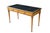 French Antique French Louis XVI Kingwood Marquetry Leather Top Bureau Plat Writing Desk For Sale - Image 3 of 17