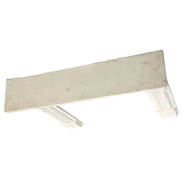 Antique Wooden Fireplace Mantle For Sale - Image 11 of 12