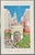 1980s serigraph on heavy paper by Jorge Dumas (Uruguay 1928-1985). "Greenwich Village," looking through the arch in...