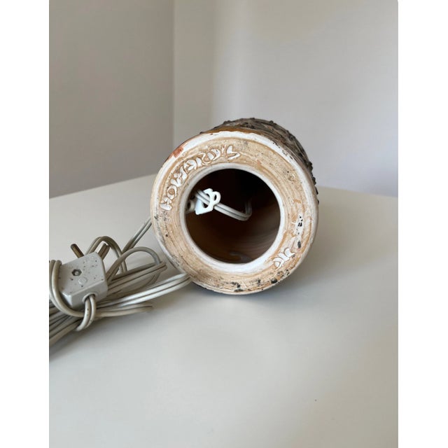 1960s Vintage Danish Stoneware Table Lamp by Birte Vedel Howards, 1960s For Sale - Image 5 of 6