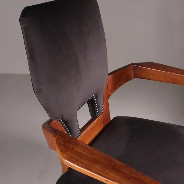 Armchair by Augusto Romano, 1950s For Sale - Image 10 of 11
