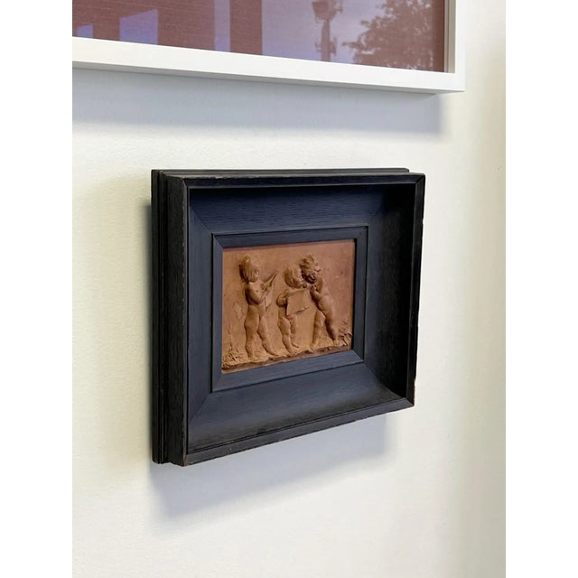 1860s Luigi Frullini Carved Wood Plaque Gilded Age Italy For Sale - Image 4 of 10