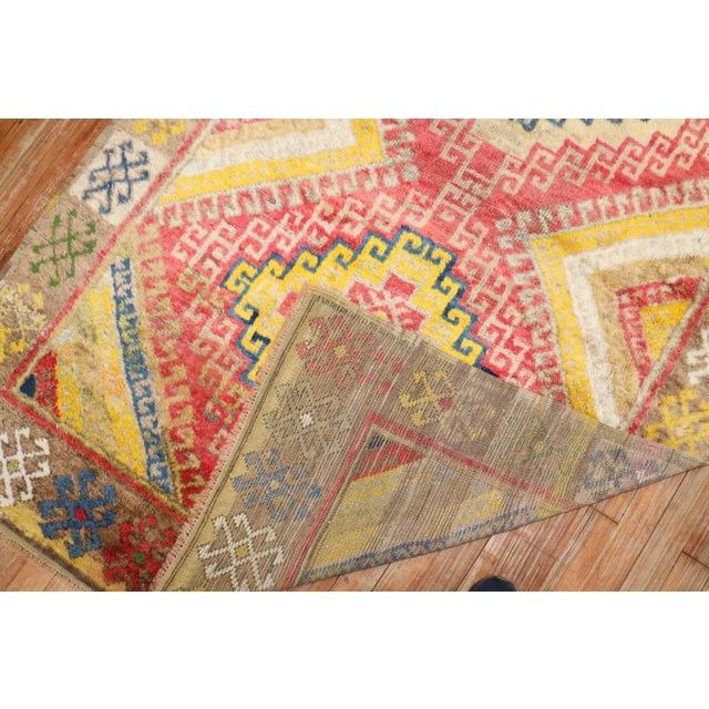 Zabihi Rug Collection Dazzling Vintage Turkish Konya Rug - 4'1" x 6' For Sale In New York - Image 6 of 9