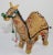 1950 Handcrafted Indian Stuffed Raj Cotton Embroidered Camel Toy For Sale - Image 10 of 12