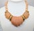 Vintage 1985 Signed Napier Pink "Sherbet" Molded Lucite Collar Necklace For Sale In Philadelphia - Image 6 of 11