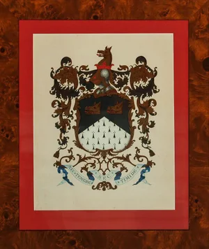 "Nec Coat-Of-Arms" Gouache