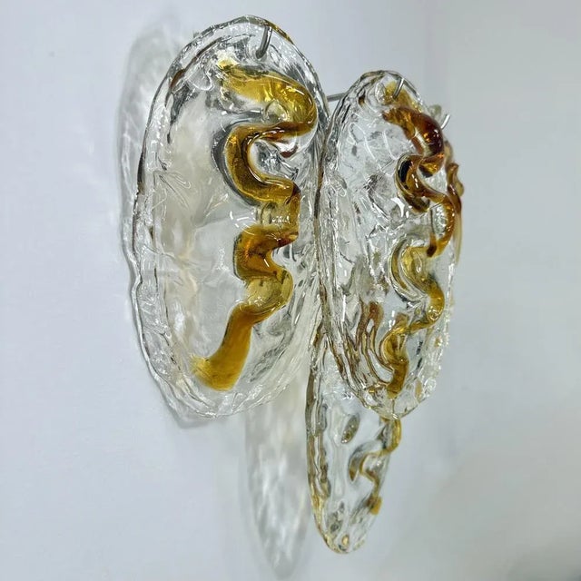 Vintage Italian Murano Glass Wall Lamp, 1970s For Sale - Image 18 of 18