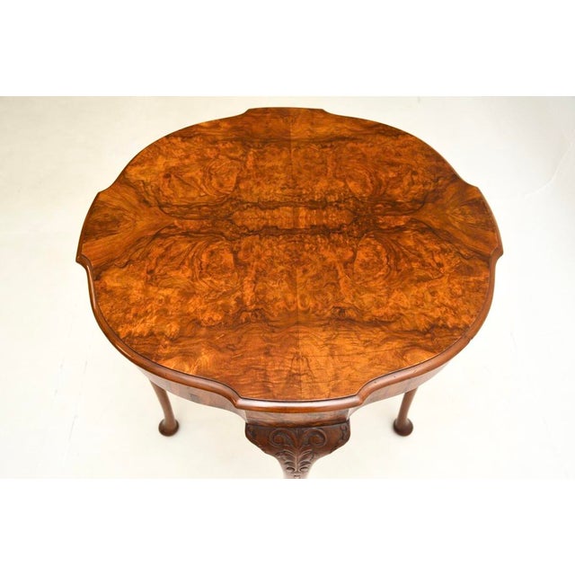1930s Burr Walnut Occasional Side Table, 1930 For Sale - Image 5 of 8