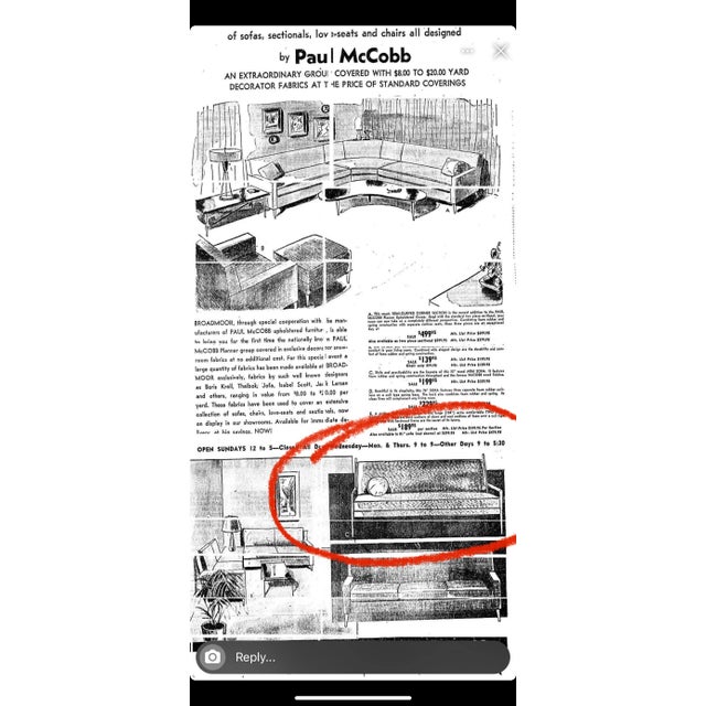 1950s Mid-Century Modern Sofa by Paul McCobb for Planner Group For Sale - Image 12 of 13