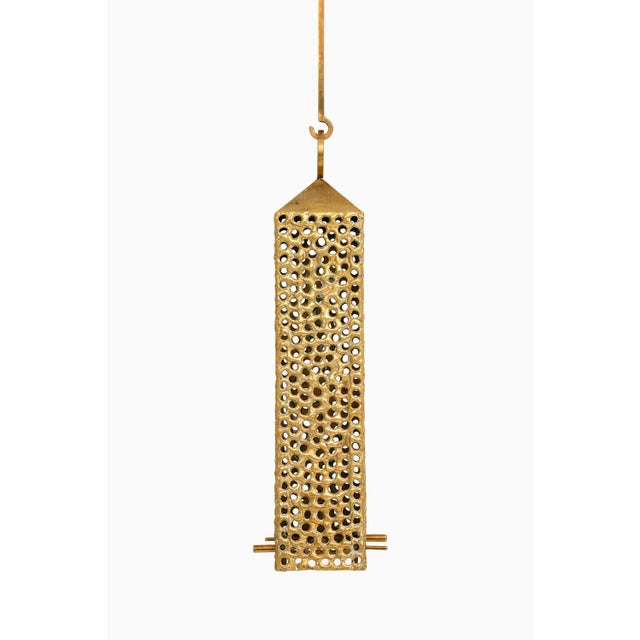 Hanging Lantern in Brass by Pierre Forsell, 1950s For Sale - Image 4 of 8