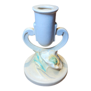 Roseville Poppy Design Single Candle Holder