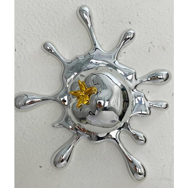 Sagrasse, Splat Silver, 2023, Resin and Marble Powder For Sale - Image 4 of 4
