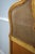 Wood Antique Gold Gilt Queen Size Cane Back Bed For Sale - Image 7 of 16