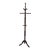 1970s Tall Vintage Hand Carved Wooden Coat Rack For Sale