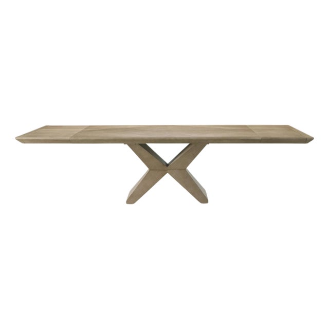 Modern Greg Sheres Style Natural Oak Extension Dining Table For Sale