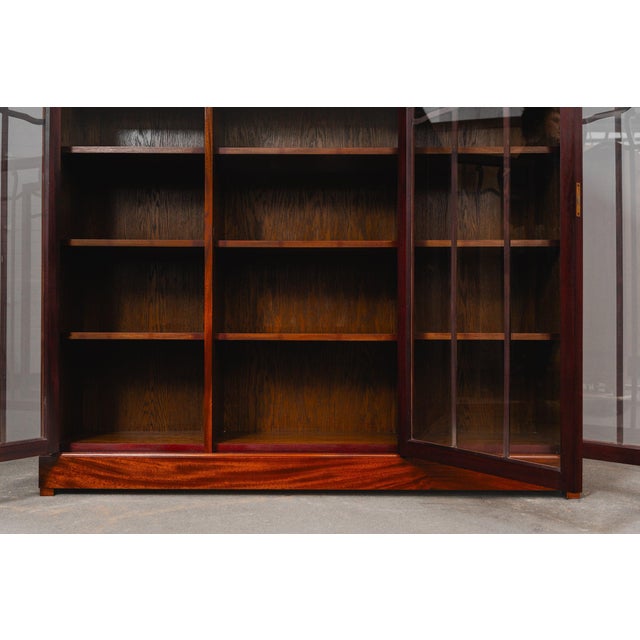 Art Nouveau Bookcase in Mahogany For Sale - Image 14 of 18