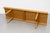 Mid Century Modern Styled Handmade Oak Slat Bench | Long Coffee Table For Sale - Image 9 of 11