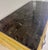 French Provincial Bombe Commode With Marble Top in Distressed Mustard Finish For Sale - Image 13 of 14