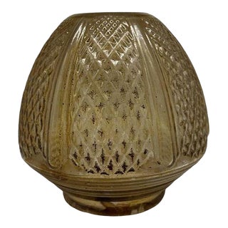 Mid-Century Mediterranean Style Glass Globe "Acorn" Glass Globe For Sale