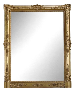 19th Century Restoration Gilded Wood Mirror