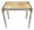 Vintage Methacrylate or Lucite and Brass Side Table, 1970s For Sale