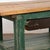 Rustic 19th Century Green Work Table With Drawer and Large Shelf, Hungary For Sale - Image 9 of 14