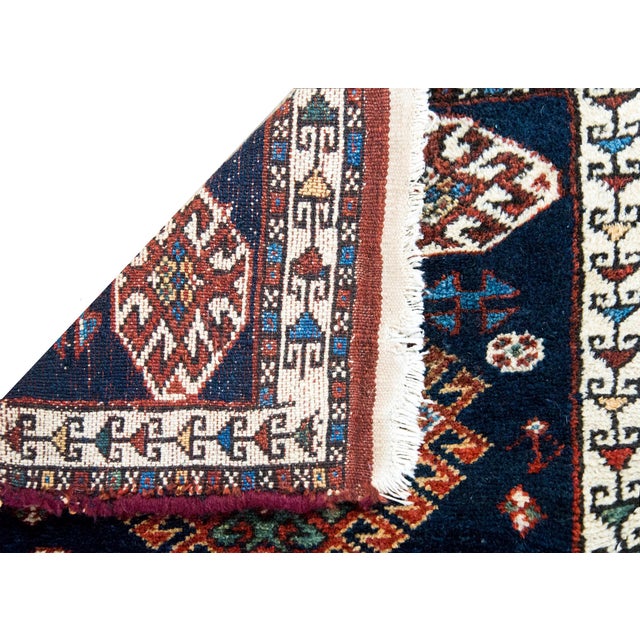 Early 20th Century Persian Qashqai Rug For Sale - Image 15 of 16