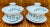 Sip your tea in style with this beautiful set of two vintage ceramic Chinese Gaiwans. Each Gaiwan features traditional...