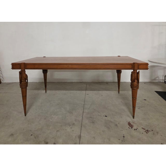 1950s Table and Chairs attributed to Pierluigi Colli for Framar, 1950, Set of 7 For Sale - Image 5 of 13