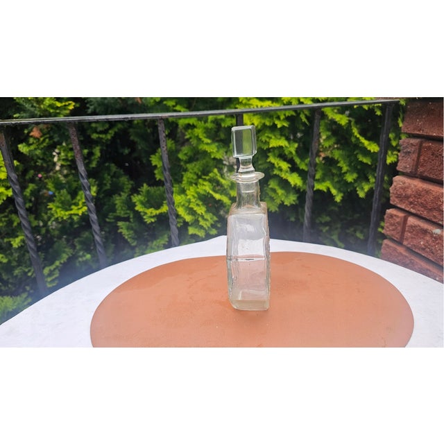 Glass carafe, 1960s, from the Stella Polaris series, Riihimäen Lasi, designed by Nanny Still, small chip on the stopper,...
