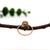 2010s Demantoid Ring W Earth Mined Diamonds in Solid 14k Yellow Gold | Round 5mm, Size 6.75 For Sale - Image 5 of 6