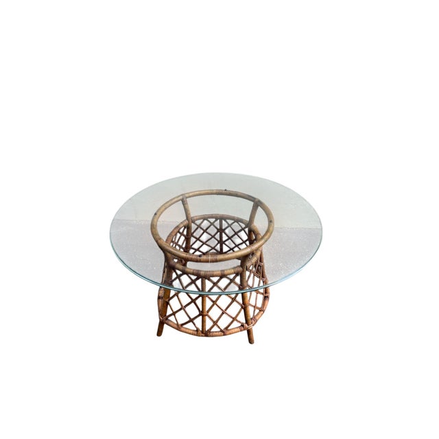 Ficks Reed Dining or Center Table For Sale - Image 11 of 15